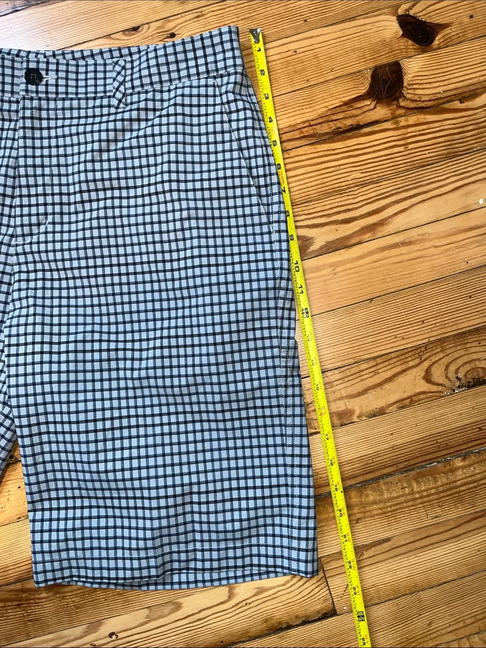 Adidas Gingham Style Athletic Shorts
